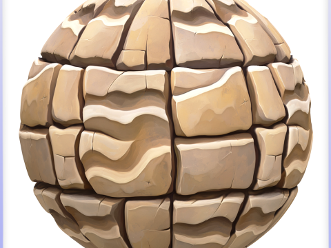 Stylized Tile Seamless Texture CG Textures