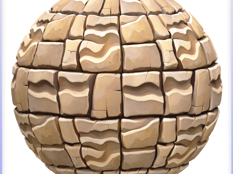 Stylized Tile Seamless Texture CG Textures