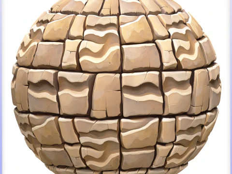 Stylized Tile Seamless Texture CG Textures