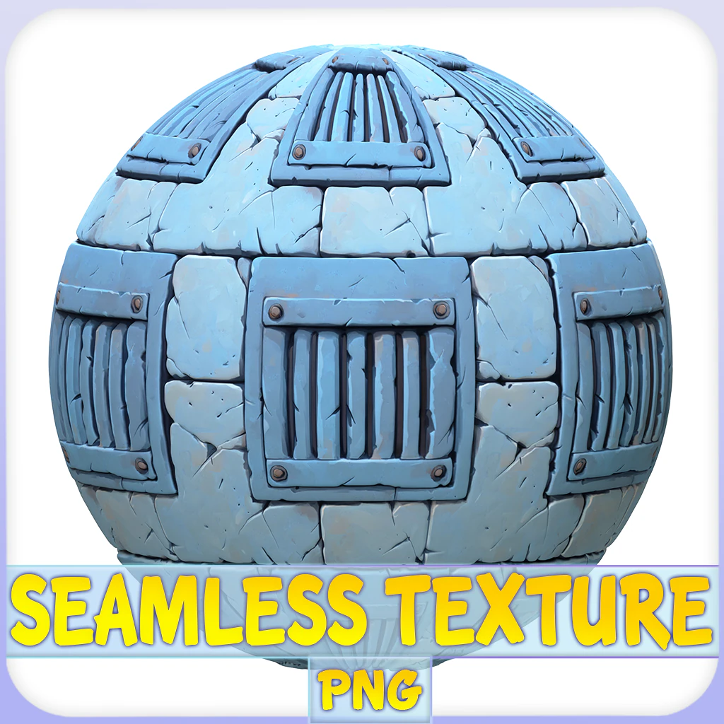 Stylized Wall Seamless Texture CG Textures .c4d .max .obj .3ds .fbx .stl .blend