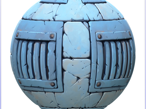 Stylized Wall Seamless Texture CG Texturen