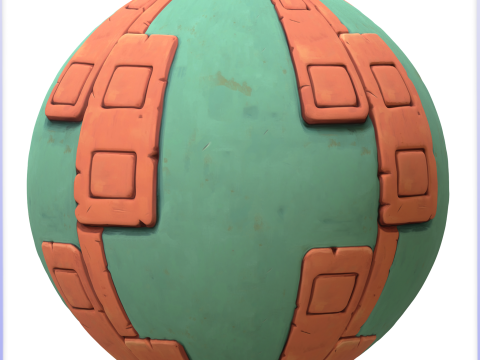 Stylized Wall Seamless Texture CG Textures