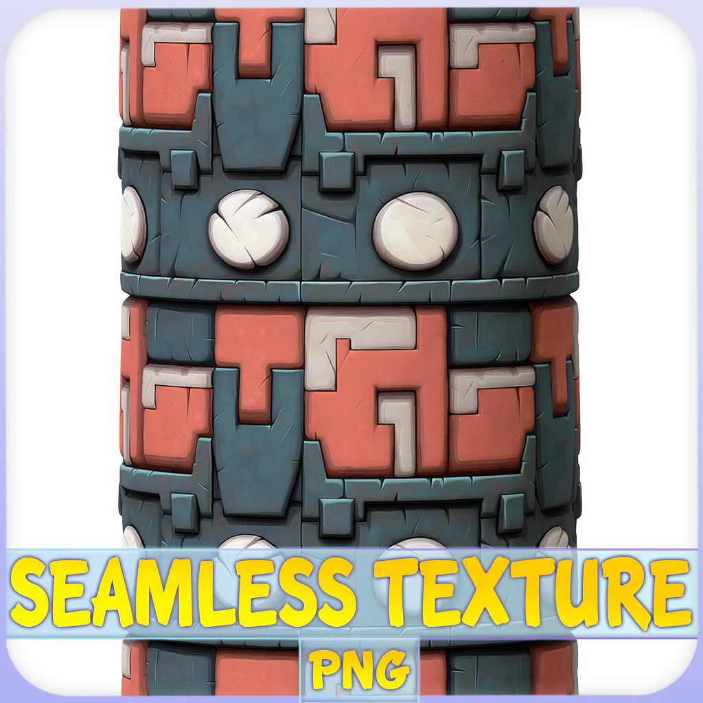 Stylized Wall Seamless Texture CG Textures .c4d .max .obj .3ds .fbx .stl .blend
