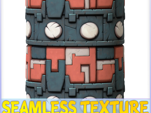 Stylized Wall Seamless Texture CG Текстуры