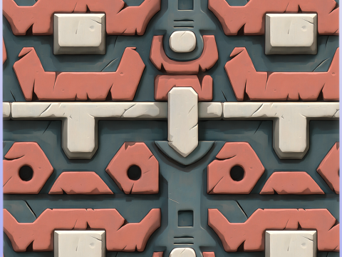 Stylized Wall Seamless Texture CG Textures