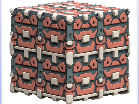 Stylized Wall Seamless Texture CG Textures