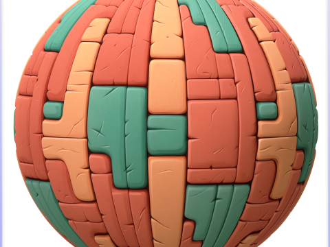 Stylized Wall Seamless Texture CG Texturen
