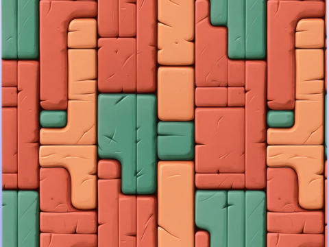 Stylized Wall Seamless Texture CG Texturen