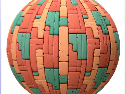Stylized Wall Seamless Texture CG Texturen