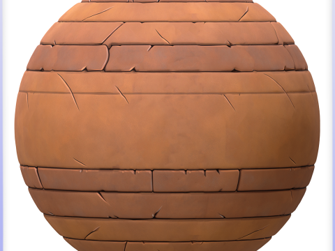 Stylized Wall Seamless Texture Tekstur CG