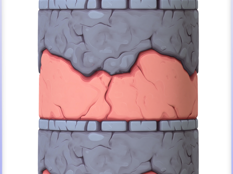 Stylized Wall Seamless Texture Texturas CG