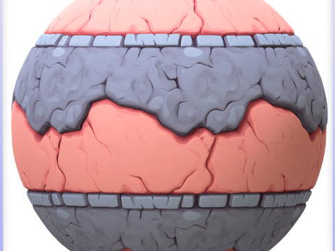Stylized Wall Seamless Texture Texturas CG
