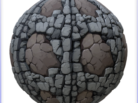 Stylized Wall Seamless Texture CG Текстури