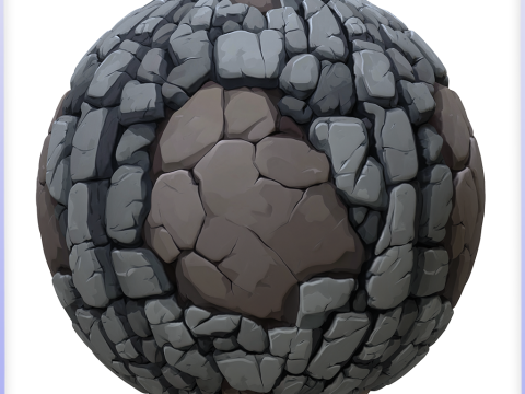 Stylized Wall Seamless Texture CG Текстури