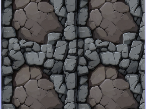 Stylized Wall Seamless Texture CG Текстури