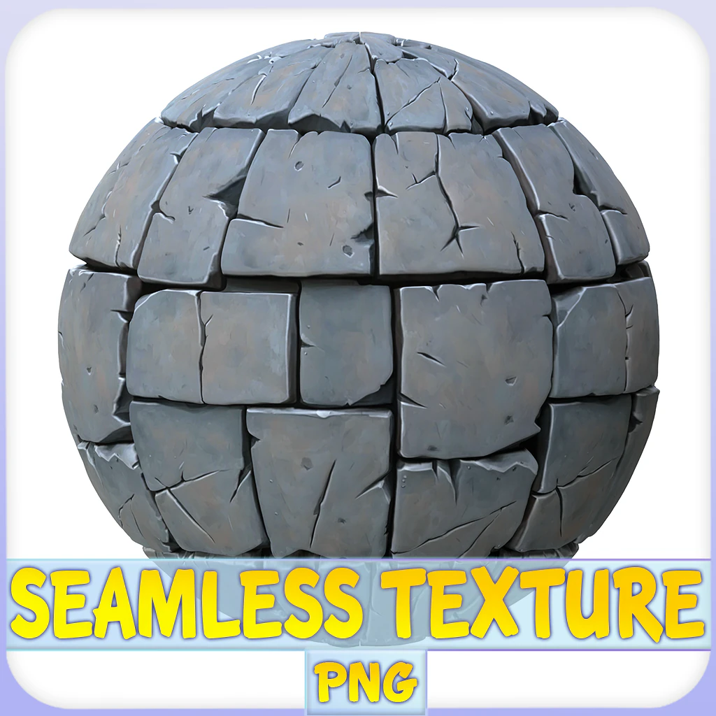 Stylized Wall Seamless Texture CG Textures .c4d .max .obj .3ds .fbx .stl .blend