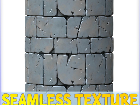 Stylized Wall Seamless Texture Tekstur CG