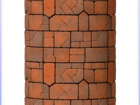 Stylized Wall Seamless Texture CG Textures