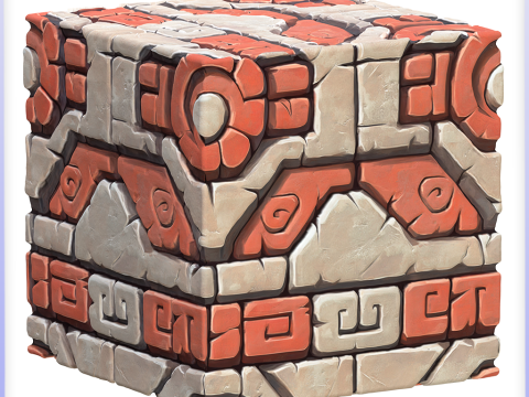 Stylized Wall Seamless Texture Texturas CG