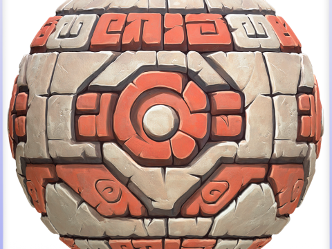 Stylized Wall Seamless Texture Texturas CG