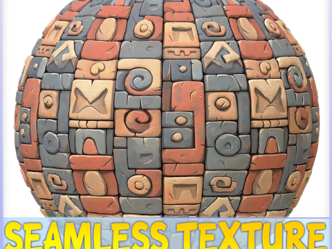Stylized Wall Seamless Texture CG Textures