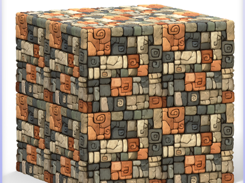 Stylized Wall Seamless Texture CG Textures