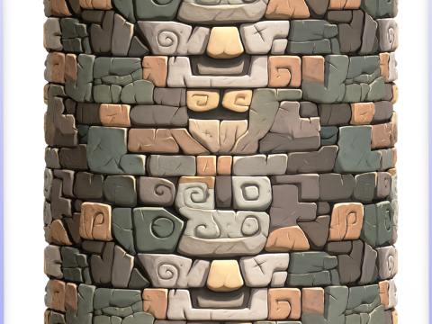 Stylized Wall Seamless Texture CG Textures
