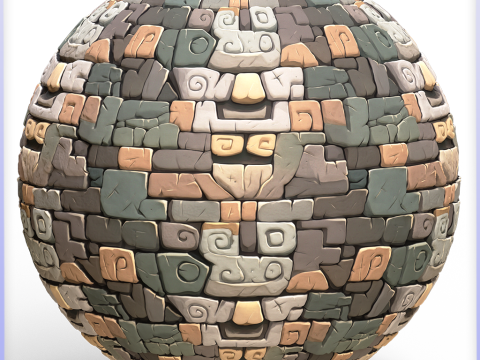 Stylized Wall Seamless Texture CG Textures