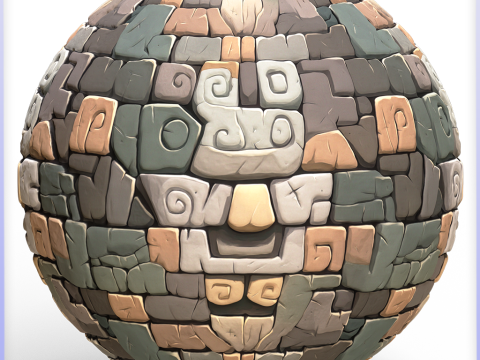 Stylized Wall Seamless Texture CG Textures