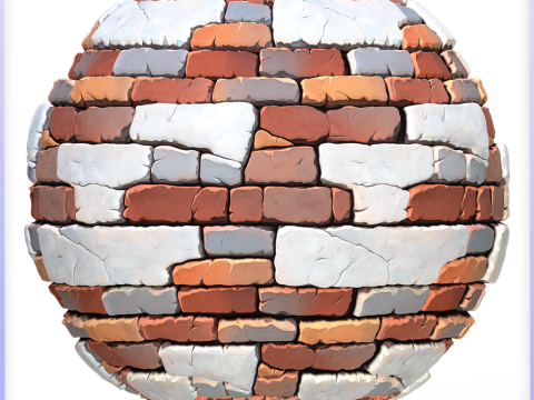 Stylized Wall Seamless Texture CG Textures