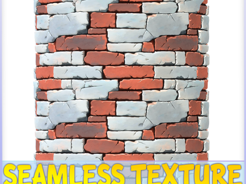 Stylized Wall Seamless Texture CG टेक्स्चर्स