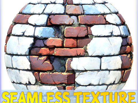 Stylized Wall Seamless Texture CG Texturen
