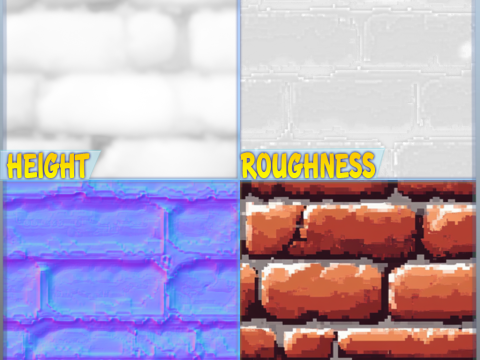 Stylized Wall Seamless Texture Tekstur CG