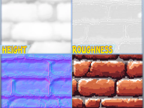 Stylized Wall Seamless Texture CG Textures