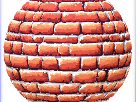 Stylized Wall Seamless Texture CG Textures