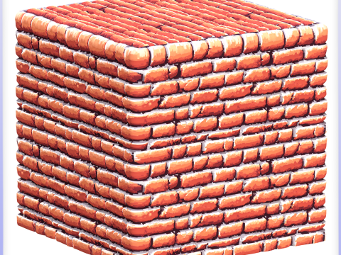 Stylized Wall Seamless Texture Tekstur CG