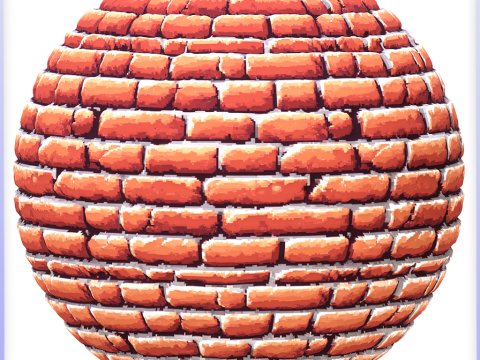 Stylized Wall Seamless Texture Tekstur CG