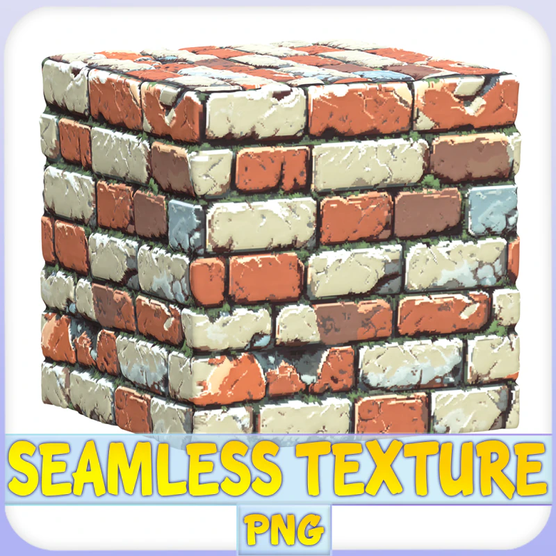 Stylized Wall Seamless Texture CG Textures .c4d .max .obj .3ds .fbx .stl .blend 