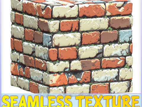 Stylized Wall Seamless Texture CG टेक्स्चर्स
