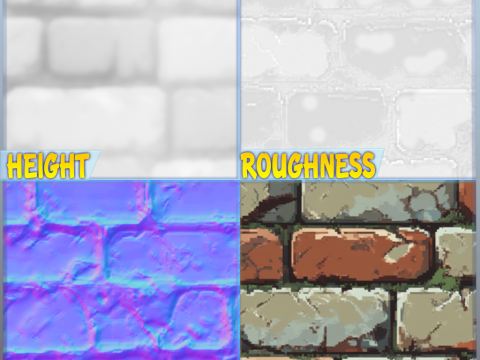 Stylized Wall Seamless Texture CG 纹理