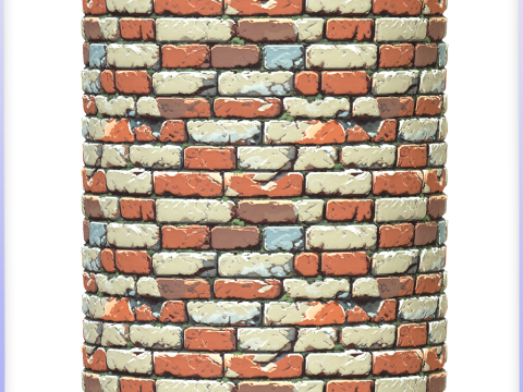 Stylized Wall Seamless Texture CG 纹理