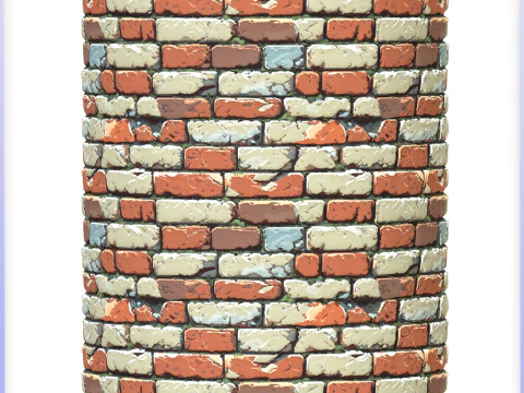 Stylized Wall Seamless Texture CG Textures