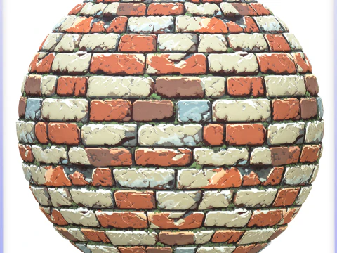 Stylized Wall Seamless Texture CG Textures
