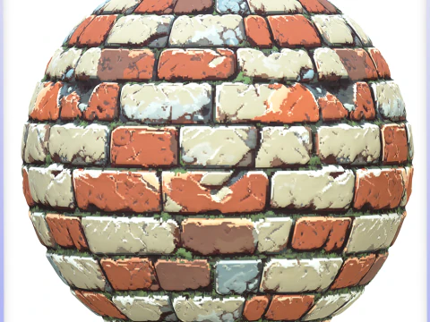 Stylized Wall Seamless Texture CG Textures