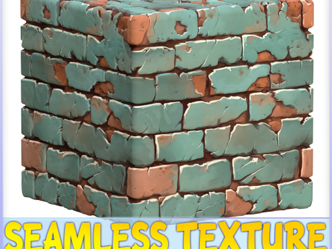 Stylized Wall Seamless Texture CG Textures