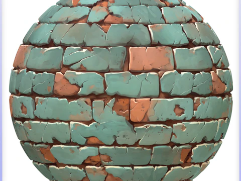 Stylized Wall Seamless Texture CG Textures