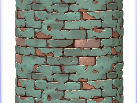 Stylized Wall Seamless Texture CG 텍스쳐