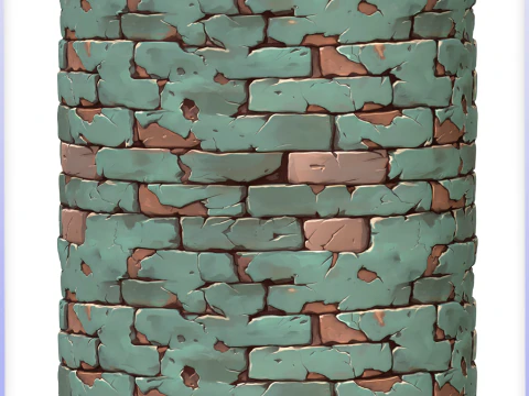 Stylized Wall Seamless Texture CG Textures