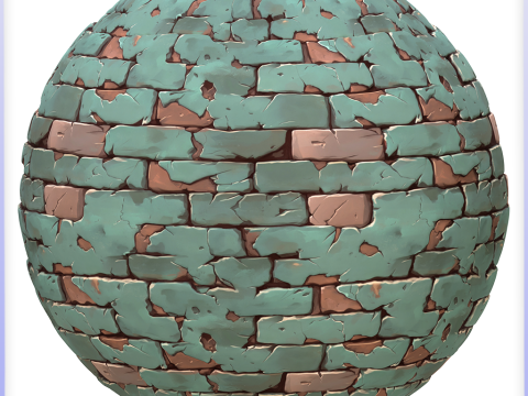 Stylized Wall Seamless Texture CG 텍스쳐
