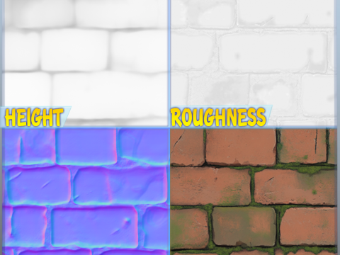 Stylized Wall Seamless Texture CG टेक्स्चर्स